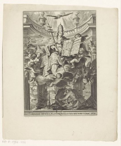 Allegorical Representation with the Personification of the Roman Catholic Church
