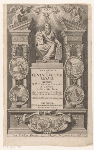 Moses and five scenes from the Pentateuch