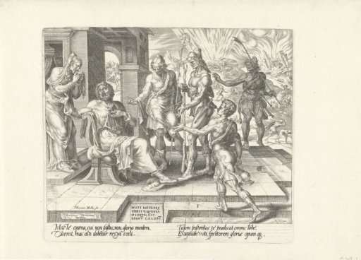 Job hears the bad news from four messengers