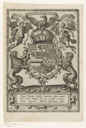 Shield of Albert of Austria and Isabella of Spain