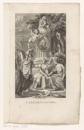 Portrait of Jan Wagenaar with Allegorical Figures