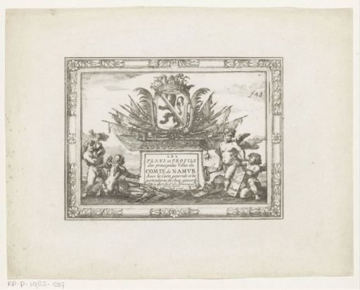 Putti with the coat of arms of Namur
