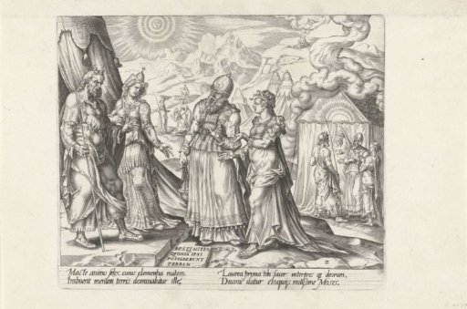Moses' authority challenged by Miriam and Aaron