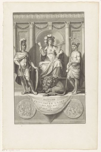 Dutch Maiden flanked by Mars and Mercury
