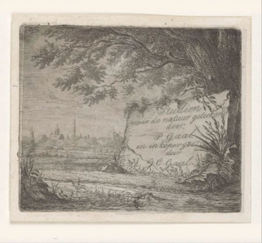 Stone in a landscape
