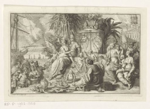 Allegory of the West India Company and the East India Company
