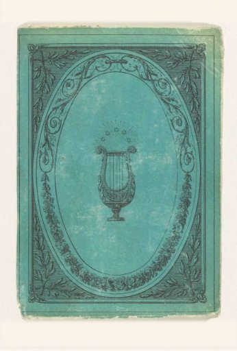 Vignette with a lyre and stars