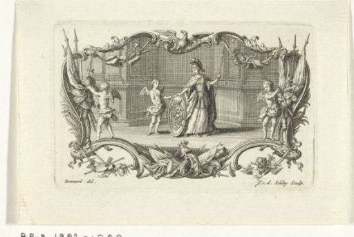 Minerva and a putto