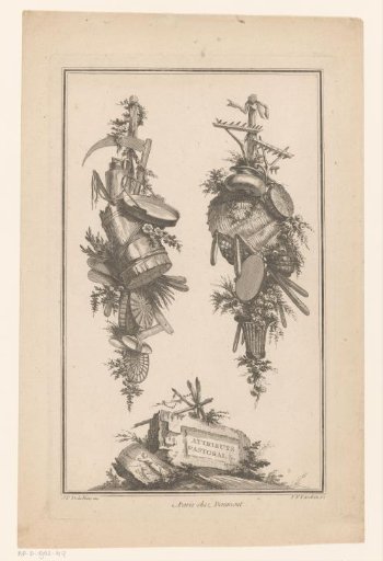 Trophies with agricultural attributes