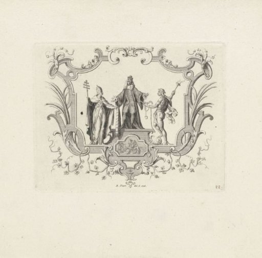 François de Maucroix flanked by the Church and Hymen
