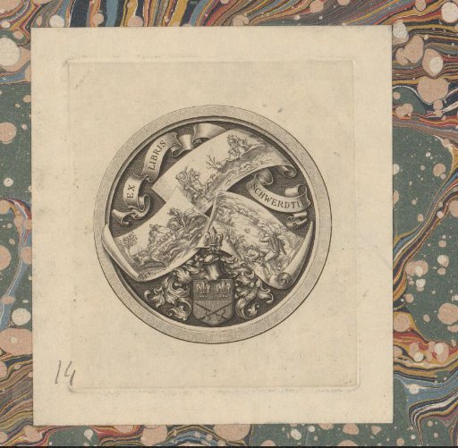Ex libris of Carl Franz Georg Richard Schwerdt