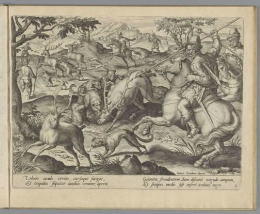 Deer Hunt with Spears