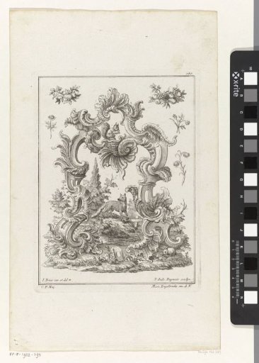 Rocaille with birds