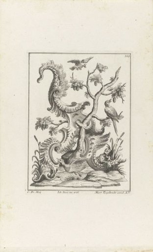 Landscape with birds and a hunting dog