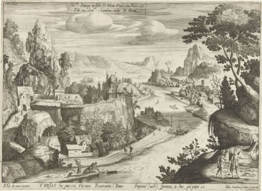 Tobias and the Angel Catch the Fish in the Tigris