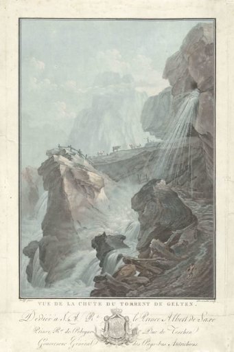View of the Waterfall of Gelten