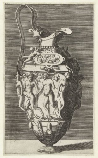 Vase with one handle