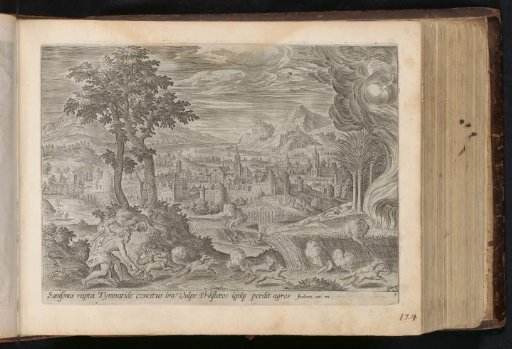Samson Sets Fire to the Cornfields of the Philistines