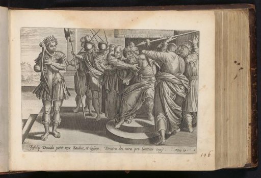 Saul attempting to kill David
