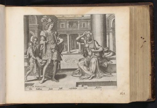 Absalom speaks to the weeping Tamar