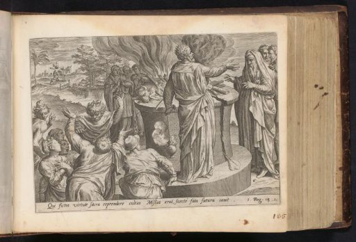 King Jeroboam and the Man of God before the Altar