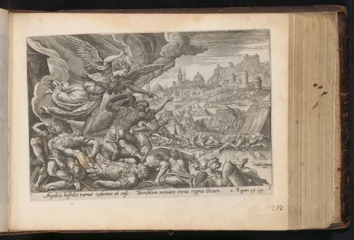 The angel of the Lord slays the Assyrians