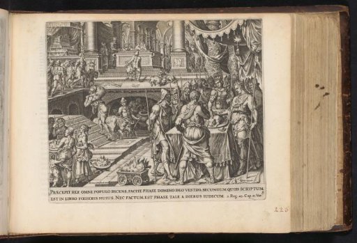 King Josiah celebrates Passover