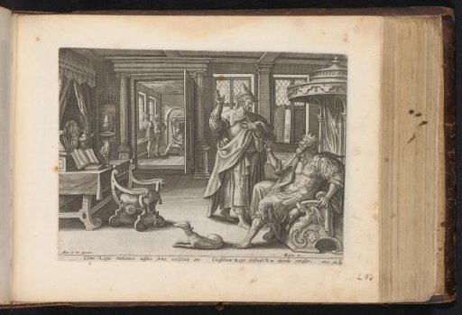 Jeremiah before King Zedekiah
