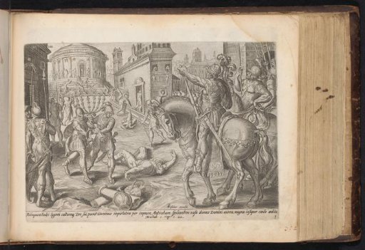 Antiochus Epiphanes plunders the temple of Jerusalem