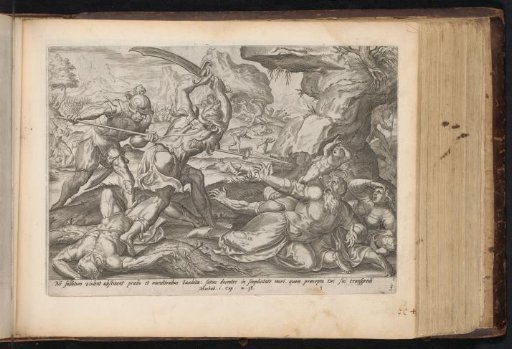 Army of Antiochus Epiphanes kills Israelites