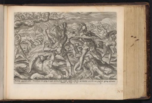 Five heavenly riders fight against Timotheus