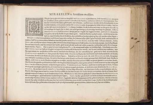 Miracles in Jerusalem and elsewhere