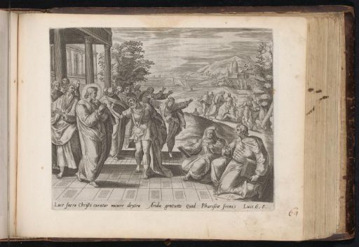 Christ healing a man with a withered hand