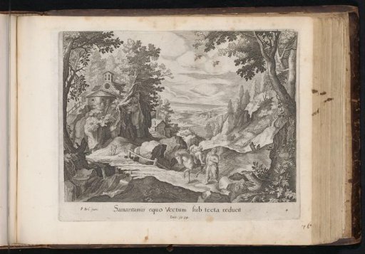Journey of the Good Samaritan and the wounded traveller