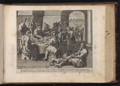 Lazarus Begging at the Feast of the Rich Man