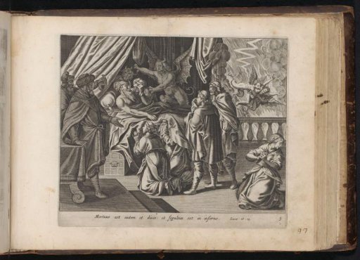 Deathbed of the Rich Man