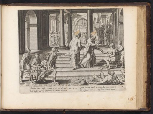 Peter healing a paralytic