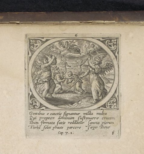 Four angels holding back the four winds