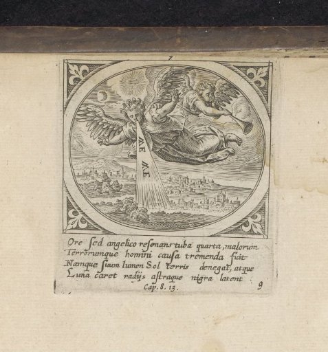 Fourth angel blows the trumpet