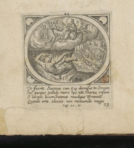 The Last Judgment and the devil cast into the lake of fire