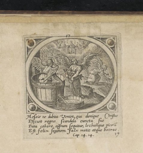 Harvesting with sickle and wine press
