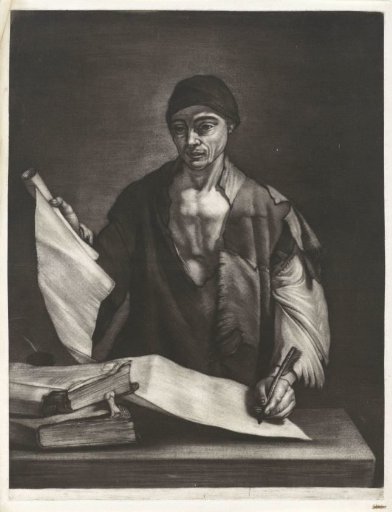 Aristotle Writing at a Desk
