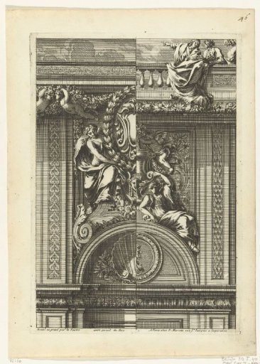 Wall decoration with coving