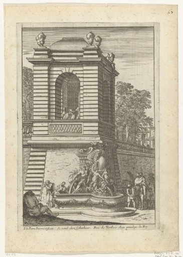 Corner fountain