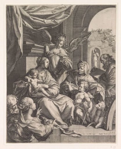 Holy Family with Saint Catherine and John the Baptist as a Child