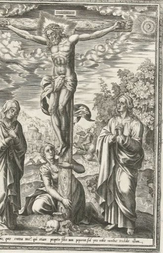 Crucifixion with Mary, John the Baptist, and Mary Magdalene