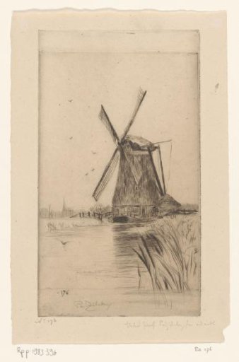 Mill in a landscape