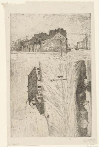 Three Views of Houses and Buildings in or near Brussels