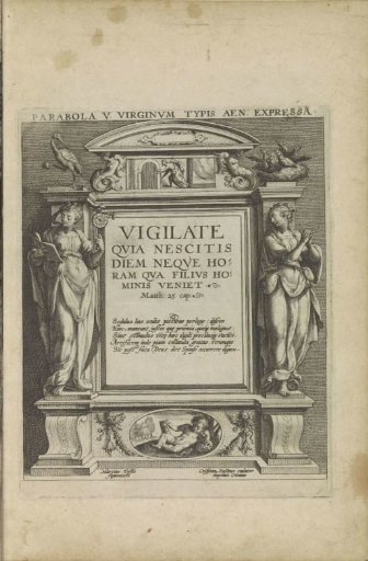 Ornamental Frame with Two Female Personifications