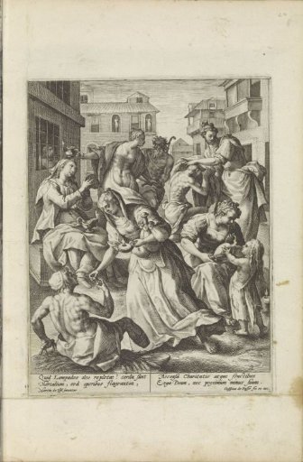 The Five Wise Virgins Perform the Works of Mercy